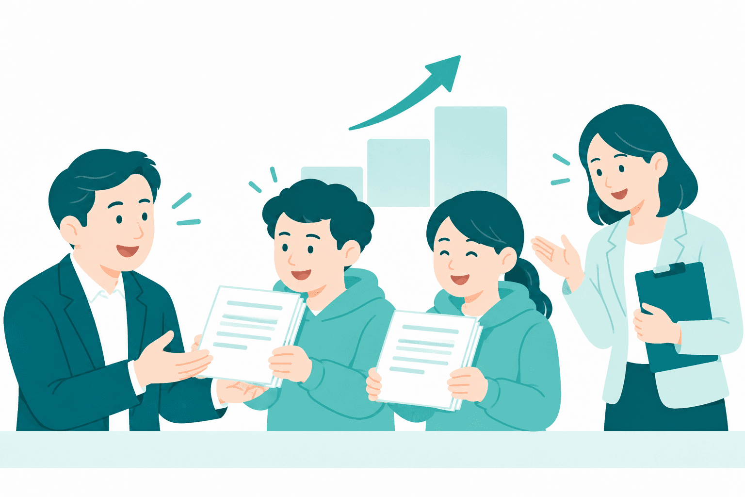 仕事を覚えたAI社員チームが、社長に成果を届ける